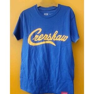 NWT The Marathon Clothing Crenshaw Tshirt Blue Small D30 Excellent Streetwear